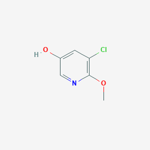 molecular formula C6H6ClNO2 B1490635 3-Chloro-5-hydroxy-2-methoxypyridine CAS No. 1196157-30-8