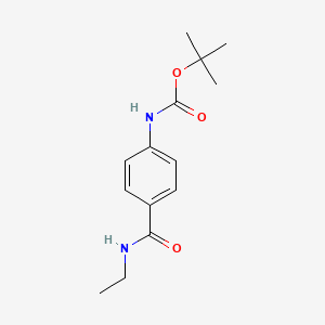 Tert-butyl (4-(ethylcarbamoyl)phenyl)carbamate