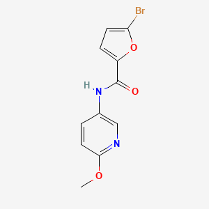 molecular formula C11H9BrN2O3 B14906373 5-bromo-N-(6-methoxypyridin-3-yl)furan-2-carboxamide 