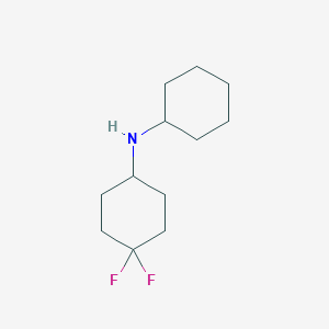 molecular formula C12H21F2N B1490638 Cyclohexyl-(4,4-difluoro-cyclohexyl)amine CAS No. 859526-71-9