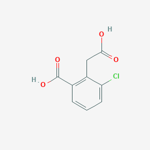2-(Carboxymethyl)-3-chlorobenzoic acid