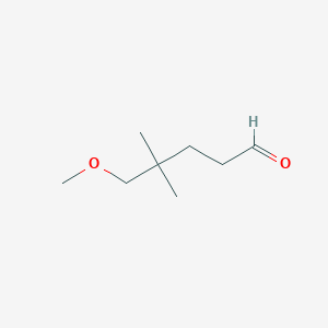 5-Methoxy-4,4-dimethylpentanal