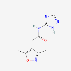 molecular formula C9H11N5O2 B14906407 2-(3,5-dimethylisoxazol-4-yl)-N-(1H-1,2,4-triazol-3-yl)acetamide 