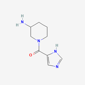 (3-aminopiperidin-1-yl)(1H-imidazol-5-yl)methanone