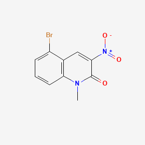 5-Bromo-1-methyl-3-nitroquinolin-2(1H)-one