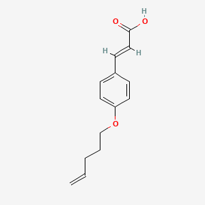 3-(4-(Pent-4-en-1-yloxy)phenyl)acrylic acid