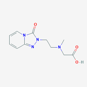 molecular formula C11H14N4O3 B14906494 n-Methyl-n-(2-(3-oxo-[1,2,4]triazolo[4,3-a]pyridin-2(3h)-yl)ethyl)glycine 