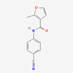 N-(4-cyanophenyl)-2-methylfuran-3-carboxamide