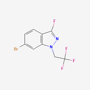 6-Bromo-3-fluoro-1-(2,2,2-trifluoroethyl)-1H-indazole