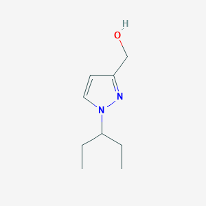 molecular formula C9H16N2O B14906535 (1-(Pentan-3-yl)-1h-pyrazol-3-yl)methanol 