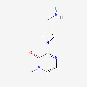 3-(3-(aminomethyl)azetidin-1-yl)-1-methylpyrazin-2(1H)-one