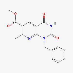 Methyl 1-benzyl-7-methyl-2,4-dioxo-1,2,3,4-tetrahydropyrido[2,3-d]pyrimidine-6-carboxylate