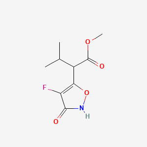 Methyl 2-(4-fluoro-3-oxo-2,3-dihydroisoxazol-5-yl)-3-methylbutanoate