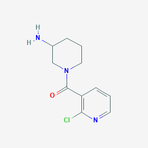 molecular formula C11H14ClN3O B1490663 (3-Aminopiperidin-1-yl)(2-chloropyridin-3-yl)methanone CAS No. 1354087-64-1