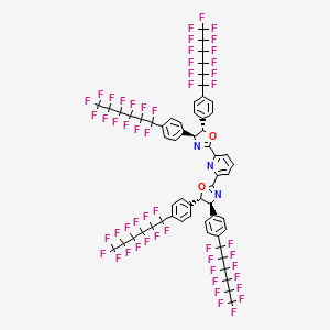 2,6-Bis((4S,5S)-4,5-bis(4-(perfluorohexyl)phenyl)-4,5-dihydrooxazol-2-yl)pyridine