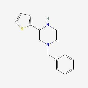 molecular formula C15H18N2S B1490667 1-Benzyl-3-(2-thienyl)piperazine CAS No. 1248907-97-2