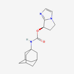 (R)-6,7-Dihydro-5H-pyrrolo[1,2-a]imidazol-7-yl ((3R)-adamantan-1-yl)carbamate