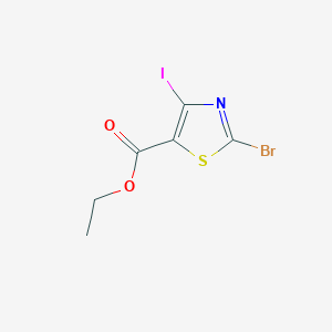 Ethyl 2-bromo-4-iodothiazole-5-carboxylate