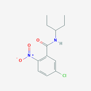 5-Chloro-2-nitro-N-(pentan-3-YL)benzamide