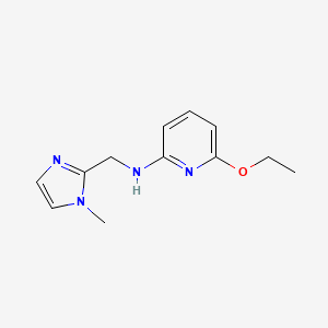 6-Ethoxy-N-((1-methyl-1h-imidazol-2-yl)methyl)pyridin-2-amine