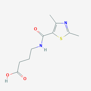 molecular formula C10H14N2O3S B14906767 4-(2,4-Dimethylthiazole-5-carboxamido)butanoic acid 