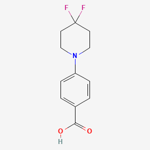 molecular formula C12H13F2NO2 B1490678 4-(4,4-Difluoropiperidin-1-yl)benzoic acid CAS No. 1292835-65-4