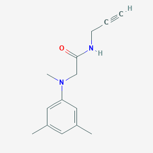 2-((3,5-Dimethylphenyl)(methyl)amino)-N-(prop-2-yn-1-yl)acetamide