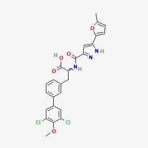 molecular formula C25H21Cl2N3O5 B14906817 Plap-IN-1 