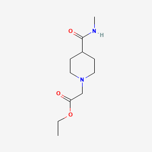 Ethyl 2-(4-(methylcarbamoyl)piperidin-1-yl)acetate