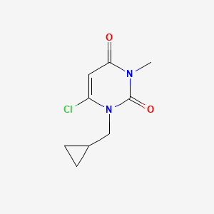 6-Chloro-1-(cyclopropylmethyl)-3-methylpyrimidine-2,4(1H,3H)-dione