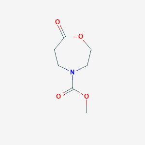 molecular formula C7H11NO4 B14906874 Methyl 7-oxo-1,4-oxazepane-4-carboxylate 