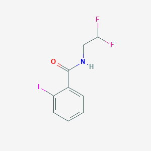 molecular formula C9H8F2INO B14906880 N-(2,2-difluoroethyl)-2-iodobenzamide 