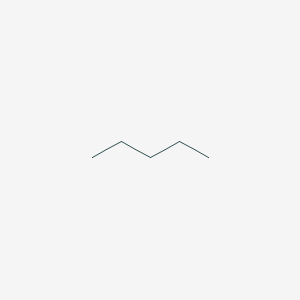 molecular formula C5H12<br>CH3(CH2)3CH3<br>C5H12 B149069 Pentane CAS No. 109-66-0