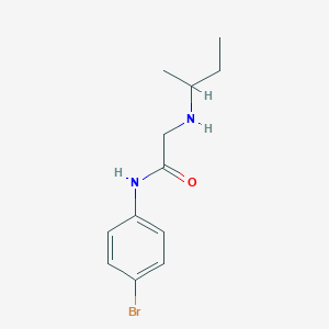 molecular formula C12H17BrN2O B14906918 N-(4-Bromophenyl)-2-(sec-butylamino)acetamide 