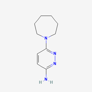 molecular formula C10H16N4 B1490694 6-(Azepan-1-yl)pyridazin-3-amine CAS No. 1501787-15-0