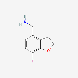 (7-Fluoro-2,3-dihydrobenzofuran-4-yl)methanamine