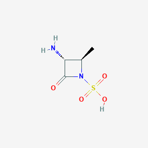 molecular formula C4H8N2O4S B14906981 (2R,3R)-3-amino-2-methyl-4-oxoazetidine-1-sulfonic acid 