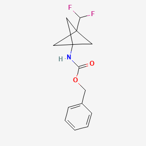 Benzyl (3-(difluoromethyl)bicyclo[1.1.1]pentan-1-yl)carbamate