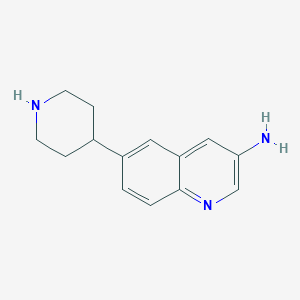 6-(Piperidin-4-yl)quinolin-3-amine