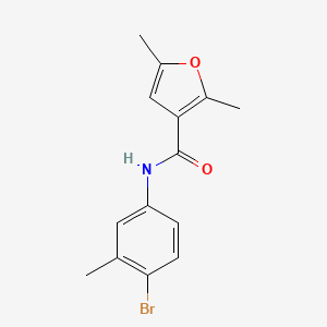 N-(4-bromo-3-methylphenyl)-2,5-dimethylfuran-3-carboxamide