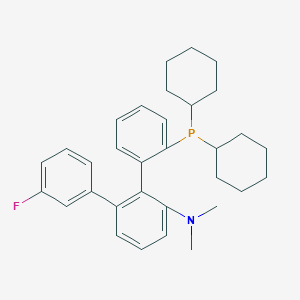 2-(2-dicyclohexylphosphanylphenyl)-3-(3-fluorophenyl)-N,N-dimethylaniline