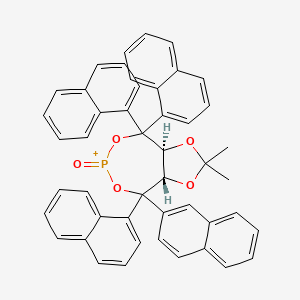 (3aS,8aS)-2,2-Dimethyl-4,4,8-tri(naphthalen-1-yl)-8-(naphthalen-2-yl)tetrahydro-[1,3]dioxolo[4,5-e][1,3,2]dioxaphosphepine 6-oxide