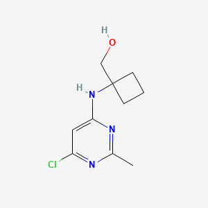 (1-((6-Chloro-2-methylpyrimidin-4-yl)amino)cyclobutyl)methanol