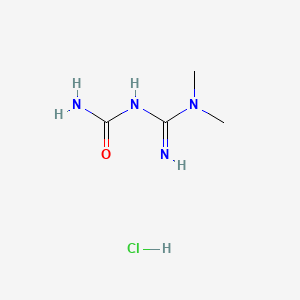 molecular formula C4H11ClN4O B14907149 [Amino(dimethylamino)methylidene]urea hydrochloride 