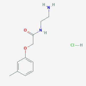 N-(2-aminoethyl)-2-(m-tolyloxy)acetamide hydrochloride