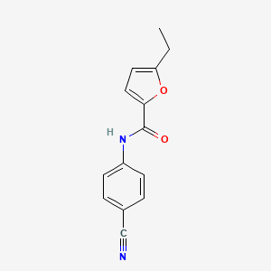 N-(4-cyanophenyl)-5-ethylfuran-2-carboxamide