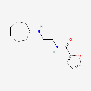 N-[2-(cycloheptylamino)ethyl]furan-2-carboxamide