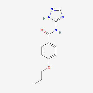 molecular formula C12H14N4O2 B14907220 4-propoxy-N-(1H-1,2,4-triazol-5-yl)benzamide 