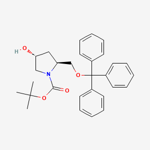 (2S,4R)-tert-Butyl 4-hydroxy-2-((trityloxy)methyl)pyrrolidine-1-carboxylate