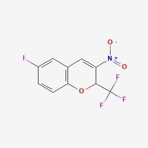 6-Iodo-3-nitro-2-(trifluoromethyl)-2H-chromene